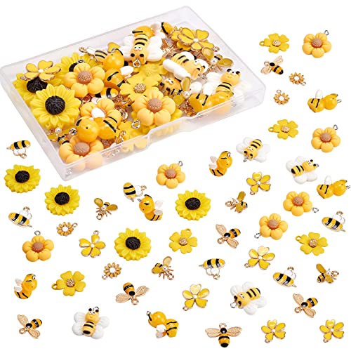 Pendentifs abeille 3D émail pour remplacer vos breloques de bijoux ternies