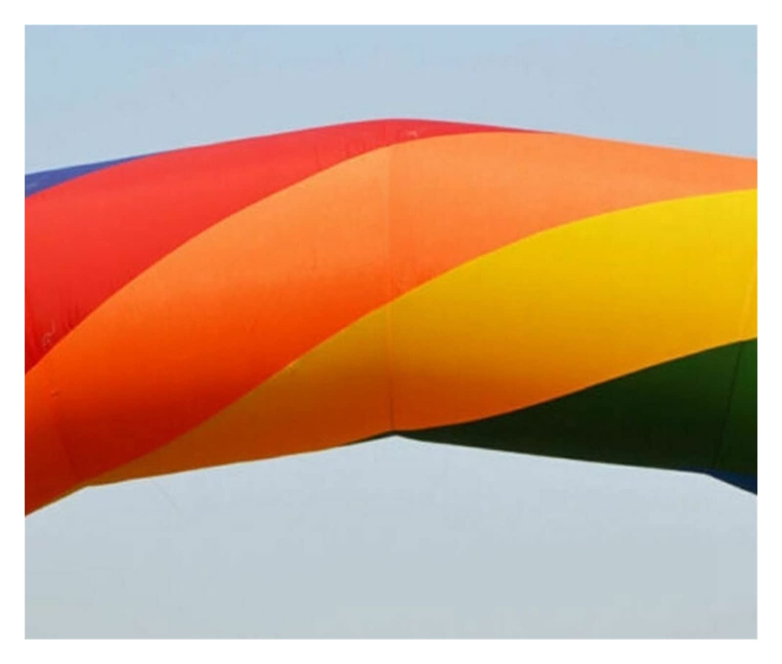 Publicidad Inflable del Arco del Arco Iris de los 20ft*10ft D=6M/20ft con el Ventilador 370W