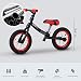 HOMCOM Bicicleta sin Pedales Sillín Regulable 31-45cm Recomendado para niños + 2...