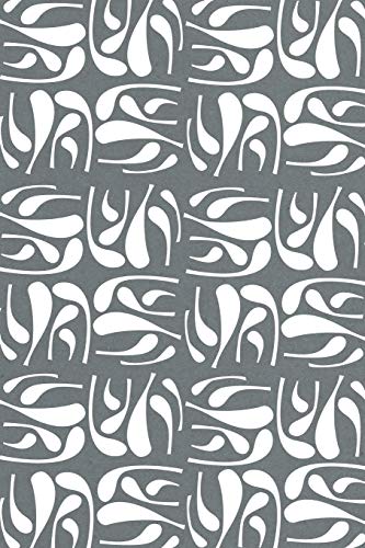 Notes: A Blank Guitar Tab Music Notebook with Mid Century Style Pattern Cover Art image 3