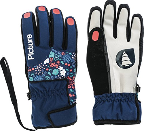 Guante unisex tamaño 8 Pretty color Blau Rot para adulto