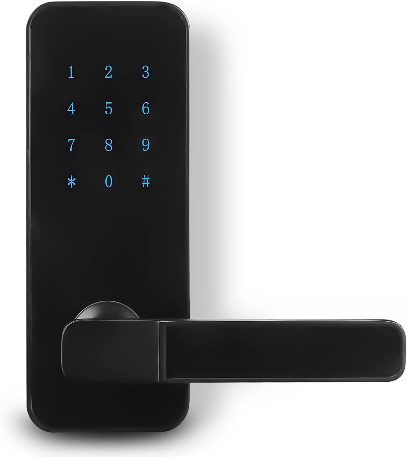 Electronic Digital Keyless Smart Entry Access Door Lock Deadbolt, Right Handed Touchscreen Lever
