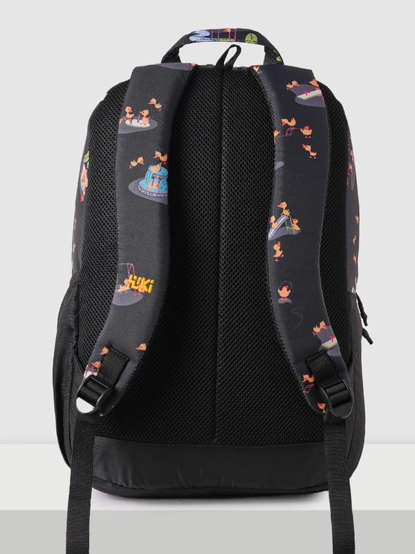 Image of Wiki Stylish Unisex Backpack | Champ 4 Durable & Lightweight backpack for Men & Women | Backpack for Office, Gym, Travel (20 Litre, Black)