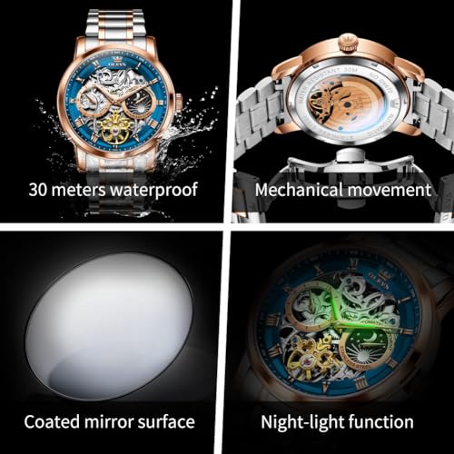 Image of OLEVS Couple Watch Valentines Couple Matching Watches His and Her Couple Set Wrist Watch Men and Women Lovers Wedding Romantic Gifts Set of 2