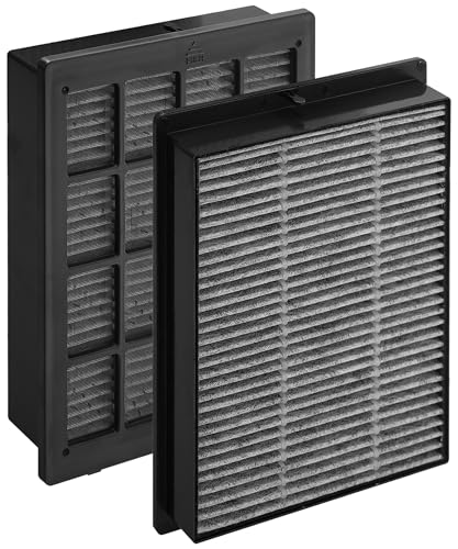 2 Pack C401 Replacement Filter Compatible with LUFTRUM Air Purifier C401a Car, With Main Filter and Activated Carbon Filters