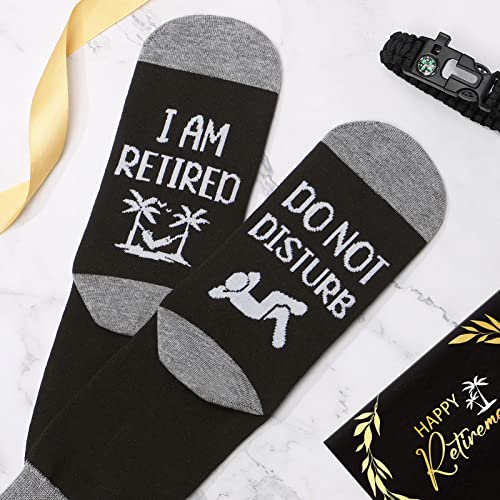 Retirement Gifts For Men 2023, Happy Retirement Gifts For Coworker, Teachers, Boss, Friends, Dad, Grandpa, Retirees, Best Retirement Gifts Set Funny Retired Gifts Basket With Wine Tumbler Baseball Cap #TOP6