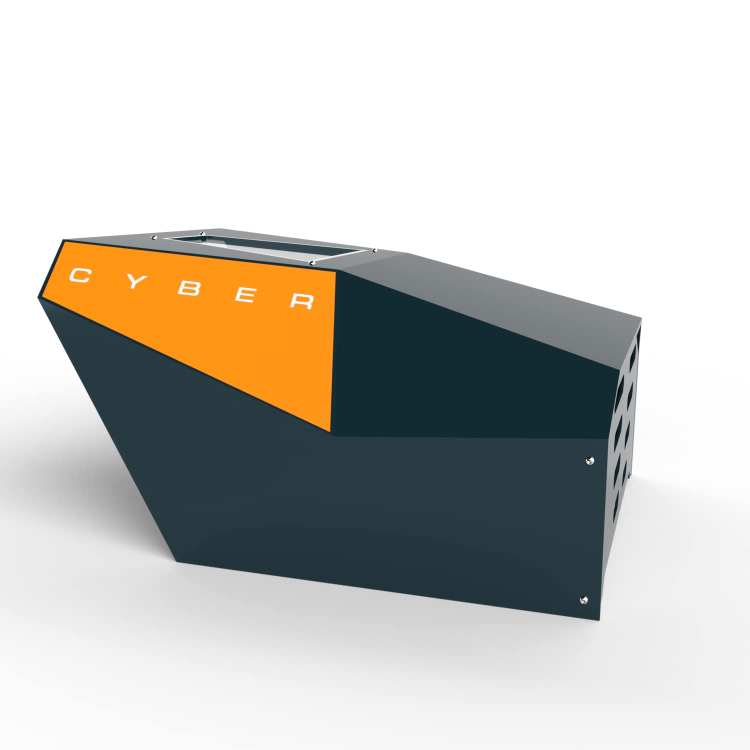 IdeaMower Garaje para robot cortacésped compatible con Worx Landroid Vision, 74 x 78 x 38 cm, protección UV, material compuesto de aluminio