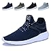 Men's Lightweight Breathable Running Tennis Sneakers Casual Walking Shoes