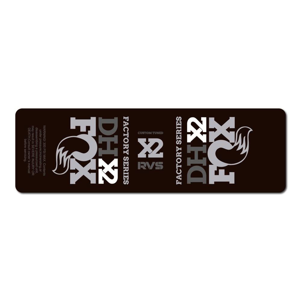 STAR SAM Stickers For FOX DHX2 2018 Bike Shock – Waterproof, High-Quality Vinyl, Mint/CMT Colors