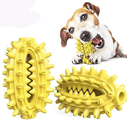 Dog Toothbrush Chew Toys , Durable Dog Toy Bite-Resistant Cactus Molar Ball, All-Round Cleaning Dog Dental Care Brushing Ball Toy for…