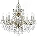 Maria Theresa 9 Light Clear Swarovski Strass Crystal Gold Chandelier