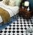 Livelynine Checkered Black and White Vinyl Flooring Roll 15.8x78.8 in Waterproof Peel and Stick Floor Tile for Bedroom Kitchen Backsplash Bathroom Floor Covering Peel and Stick Flooring Stickers