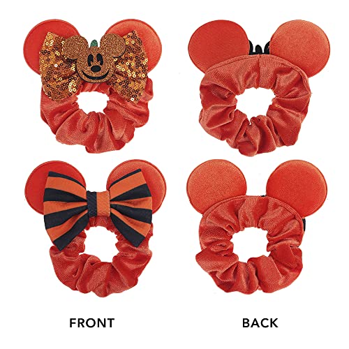 Jiahang Halloween Velvet Mouse Ear Hair Scrunchies Pumpkin Spider Bow Ponytail Holders Festival Costume Hair Accessories For Women Girls (Halloween Set) #TOP1