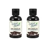 Better Stevia Liquid, Dark Chocolate, Zero-Calorie Liquid Sweetener, Low Glycemic Impact, Certified Non-GMO, 2-Ounce (2 Pack)