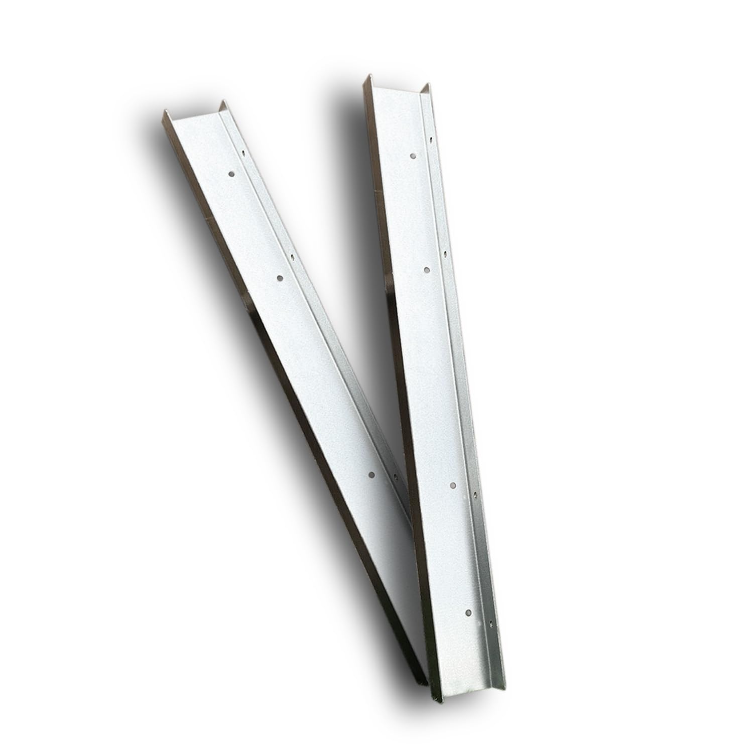 FenceEasy Galvanised Steel Trellis Extension Brackets – Pair of Fence Topper Arms for Height Raising – Fits Concrete or Timber Fence Posts – Supports 50mm Trellis Panels – Rust-Resistant British Steel