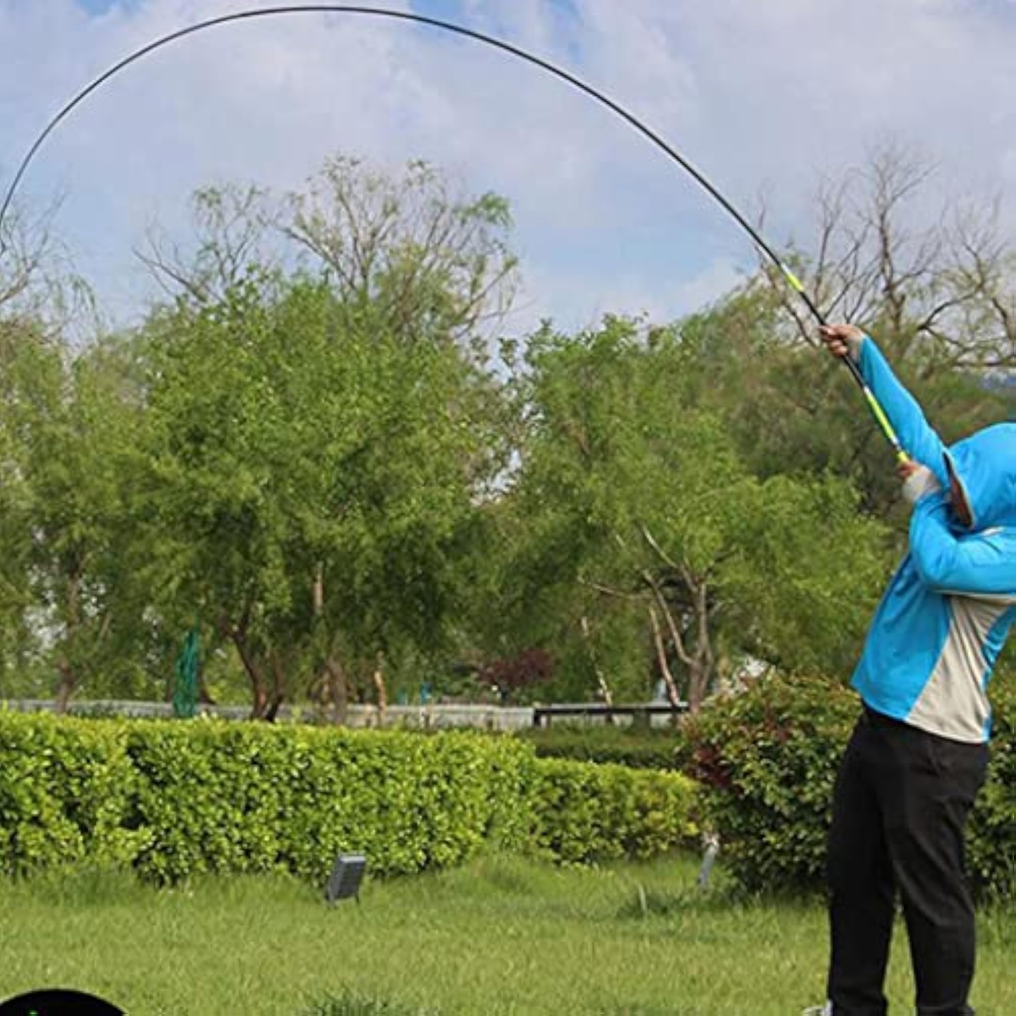 Meri SHOPP Short Telescopic Fishing Rod, Portable Starter Pole