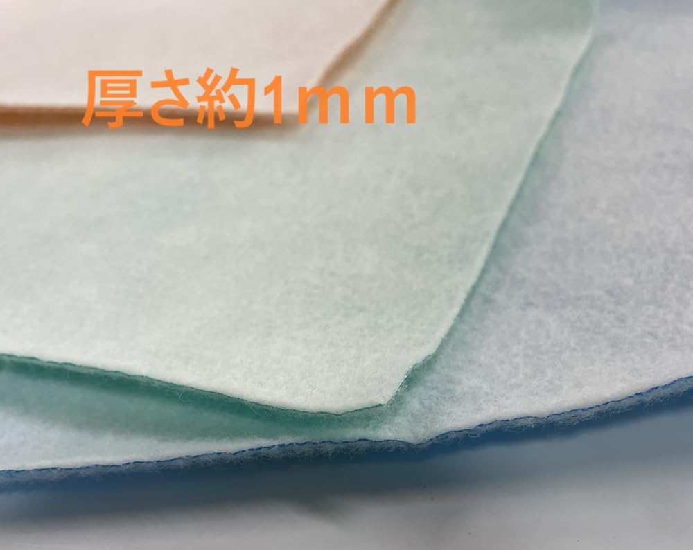 Amazon | 20cm×20cm オーロラクロスフェルト風 手芸 パッチワーク 刺繍