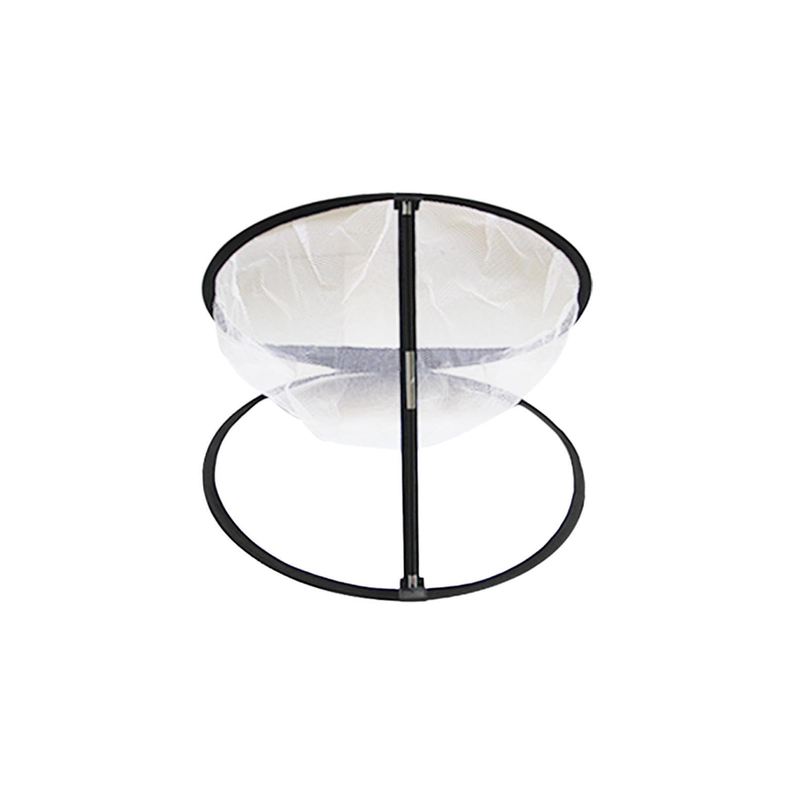 Filet de Golf avec Sac en Filet Noir pour ramasser efficacement Les balles et améliorer Votre entraînement. Ce de 50 cm de diamètre est Portable et Amovible. Livré