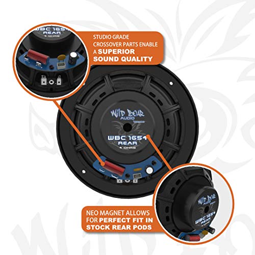 Kit de parlantes Wild Boar Audio WBA Ultra para Harley-Davidson Road Glide miniatura 4