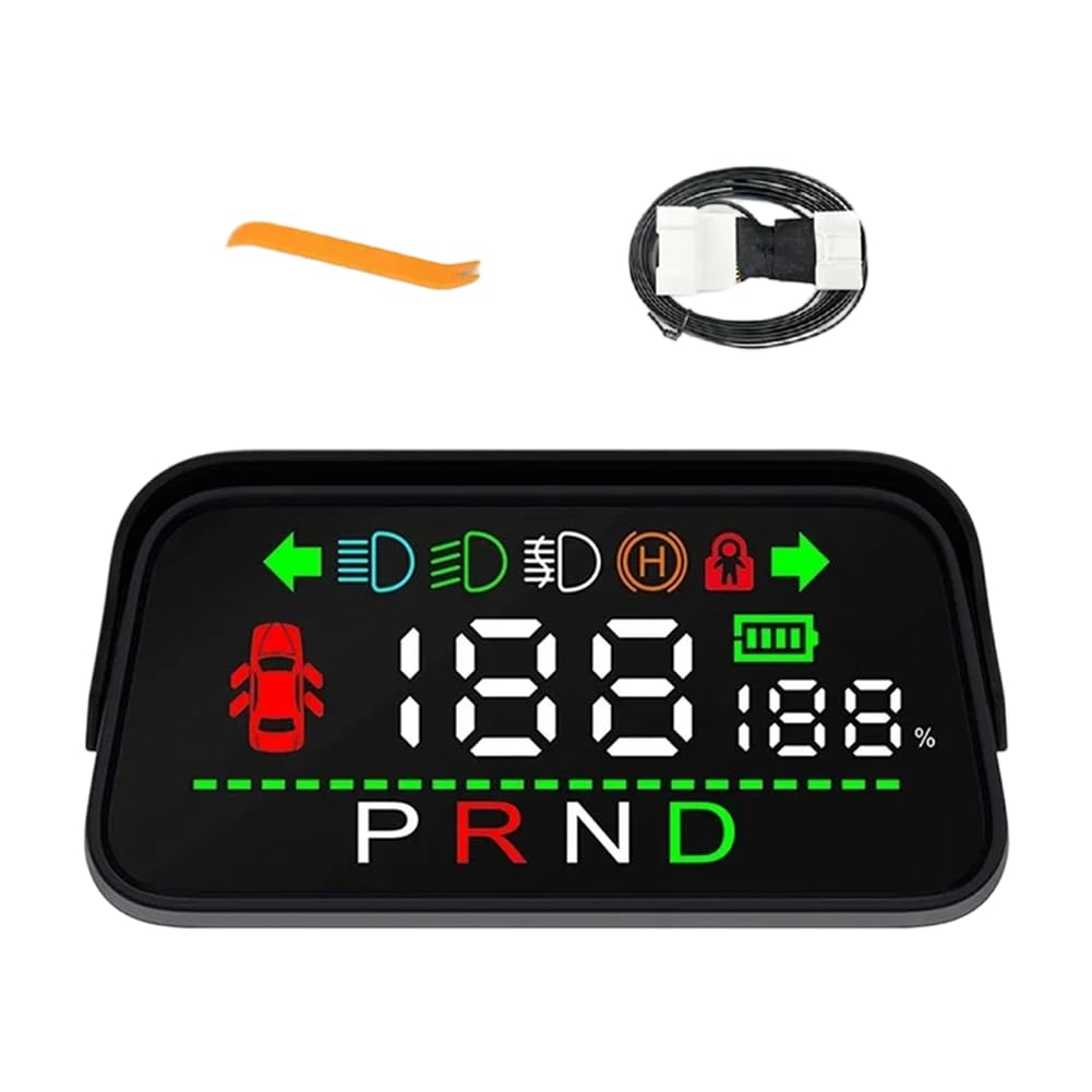 HUD - Pantalla para sedán eléctrico (velocidad y marcha)