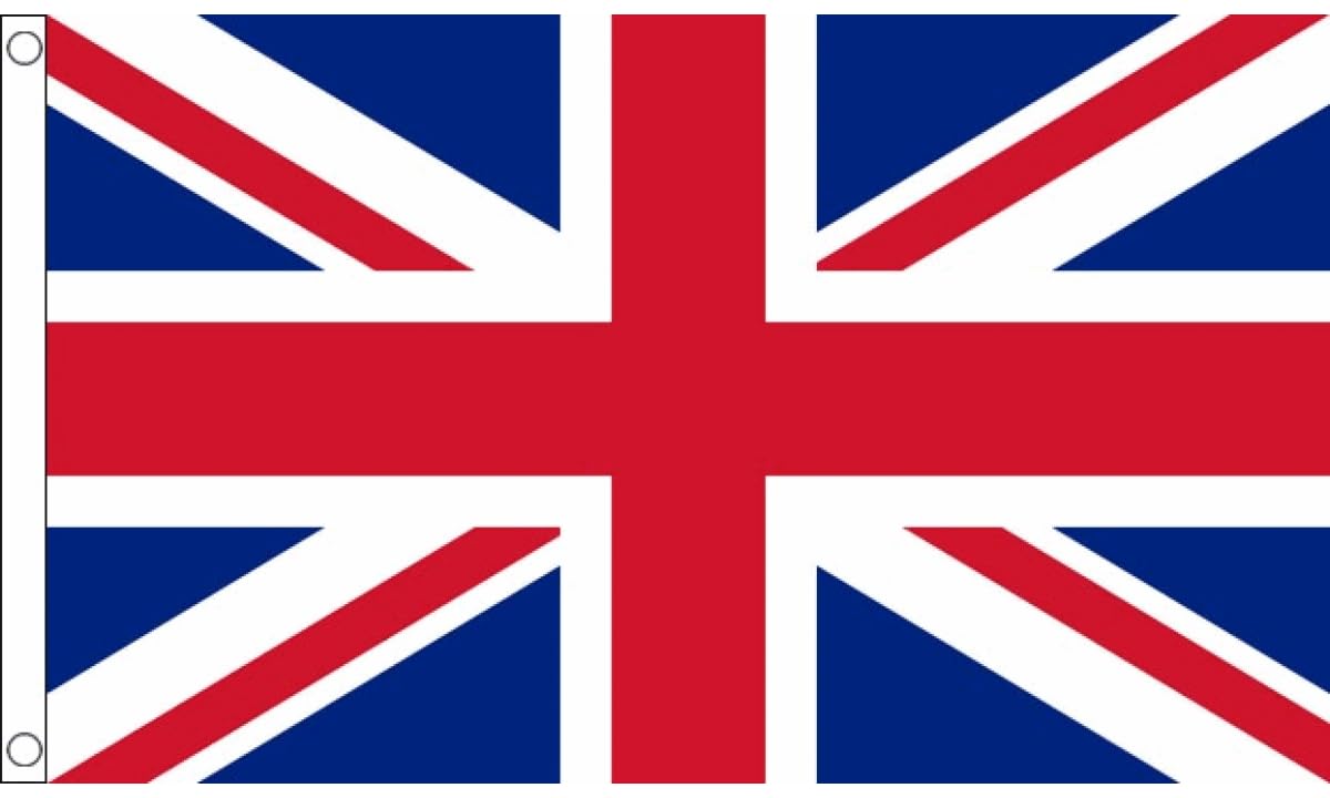 Union Jack Giant 9ft x 6ft Polyester Flag with Brass Eyelets supplied by Superstars