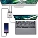 USB C Adapter Tuwejia Type C to HDMI 4K+USB 3.0+USB-C Converter Cable Charging Port Adapter Cable with Large Projection for MacBook/Chromebook Pixel/Sumsang Galaxy S8/S9/Yoga 900/Lumia 950Xl