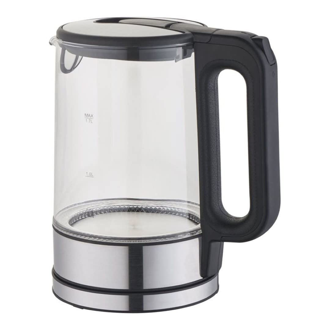 Stalwart DA-HHB8707 360° Rotation Automatic Cordless Electric Glass Jug Kettle 1.7 Litre