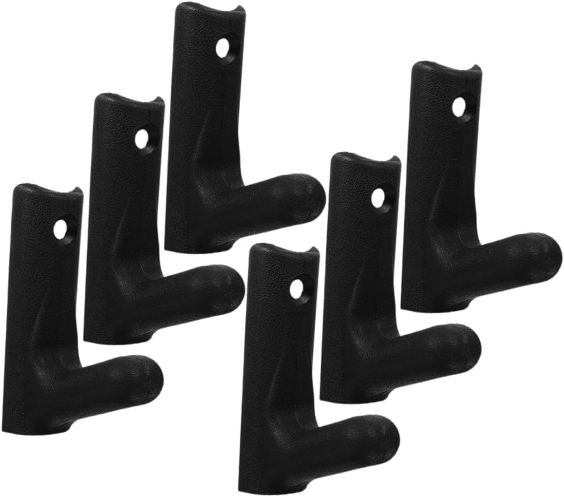 6pcs Wall Mounted Barbell Stand Rack Heavy Duty Dumbbell Holder Steel Weight Storage Organizer for Home Gym Strength Training Equipment