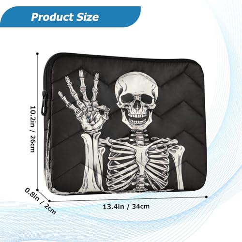Funda para portátil 13-14 pulgadas impermeable con patrón miniatura 3