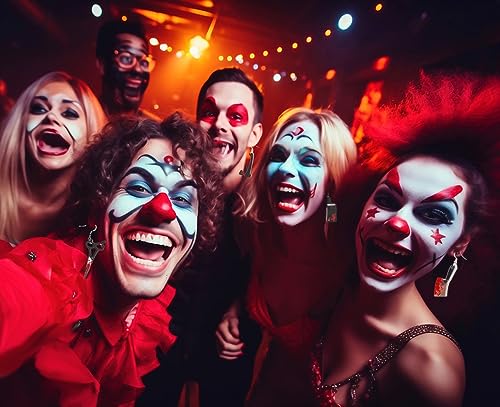 9 Pairs Halloween Earrings for Women Funky Spooky Quirky Earrings Bloody Knife Axe Dangle Earrings Creepy Acrylic Lightweight Acrylic Earrings Set Gifts Jewelry3