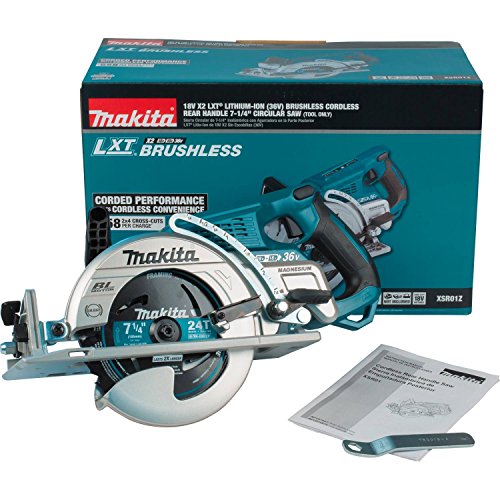 Makita Xsr01Z 36V (18V X2) Lxt® Brushless Rear Handle 7-1/4" Circular Saw, Tool Only #TOP5