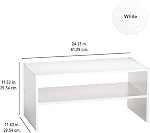 ClosetMaid 8993 Stackable 24-Inch Wide Horizontal Organizer, White