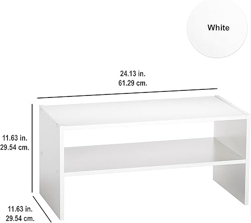 Miniatura 4 de Organizador ClosetMaid horizontal, Laminado en madera, Blanco, 24 - pulgadas