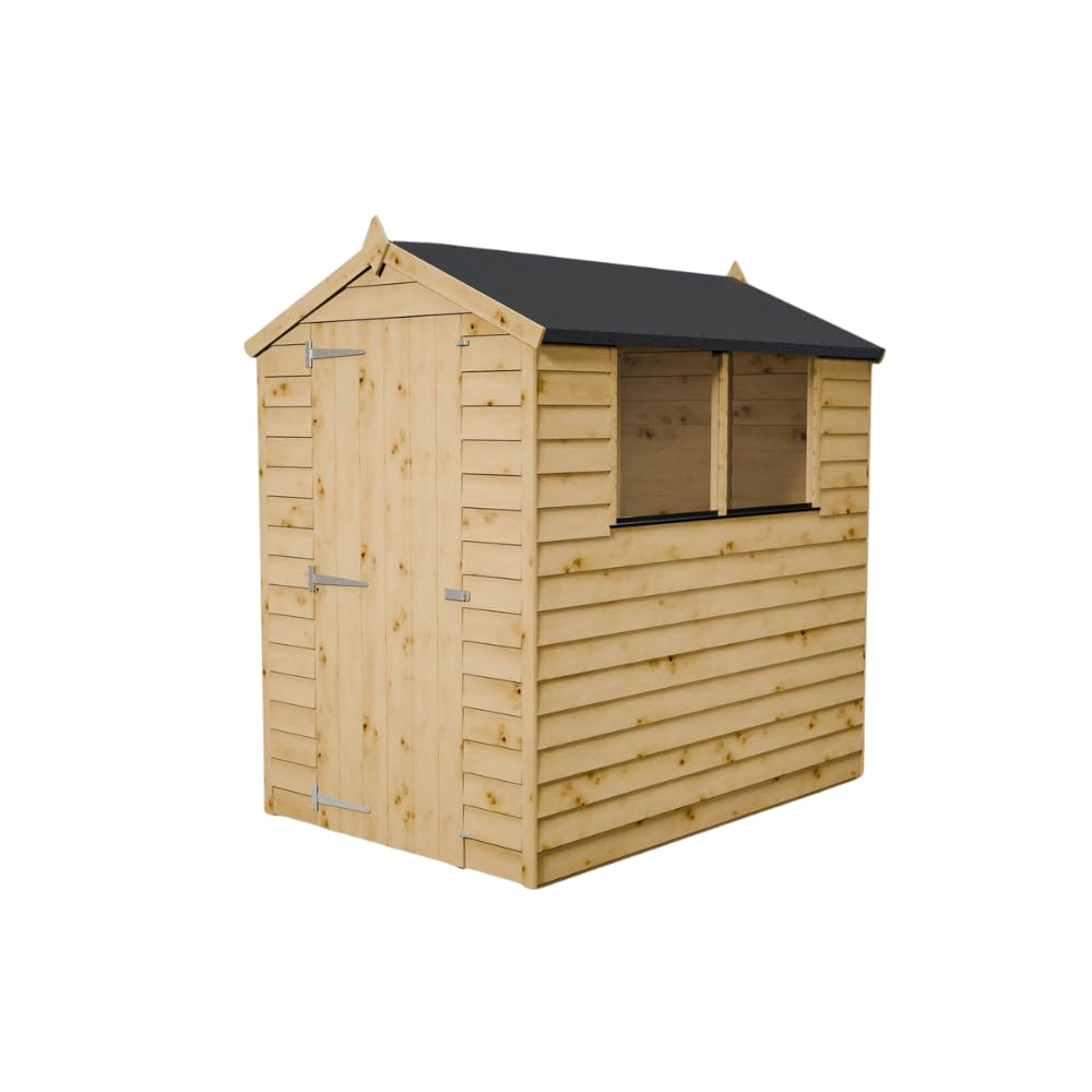Sponsored Ad – WALTONS | 6 x 4 Overlap Wood Storage Shed | Apex Roof | 7mm Overlap Cladding | Wooden Garden Storage Shed | Single Door | Windows |10 Year Anti Rot | 6 x 4 6ft 4ft