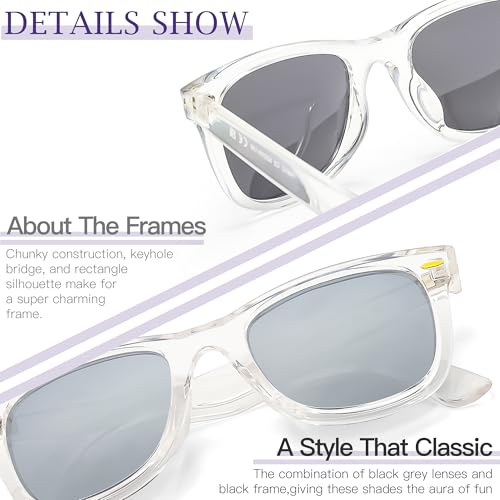 Image of SIPHEW Polarized Sunglasses for Women & Men - UV400 Mirrored Eyewear | Designer Unisex Fashion Sun Glasses w /Medium Fit,Suitable for Any Face Shape,Beach,Everyday Wear