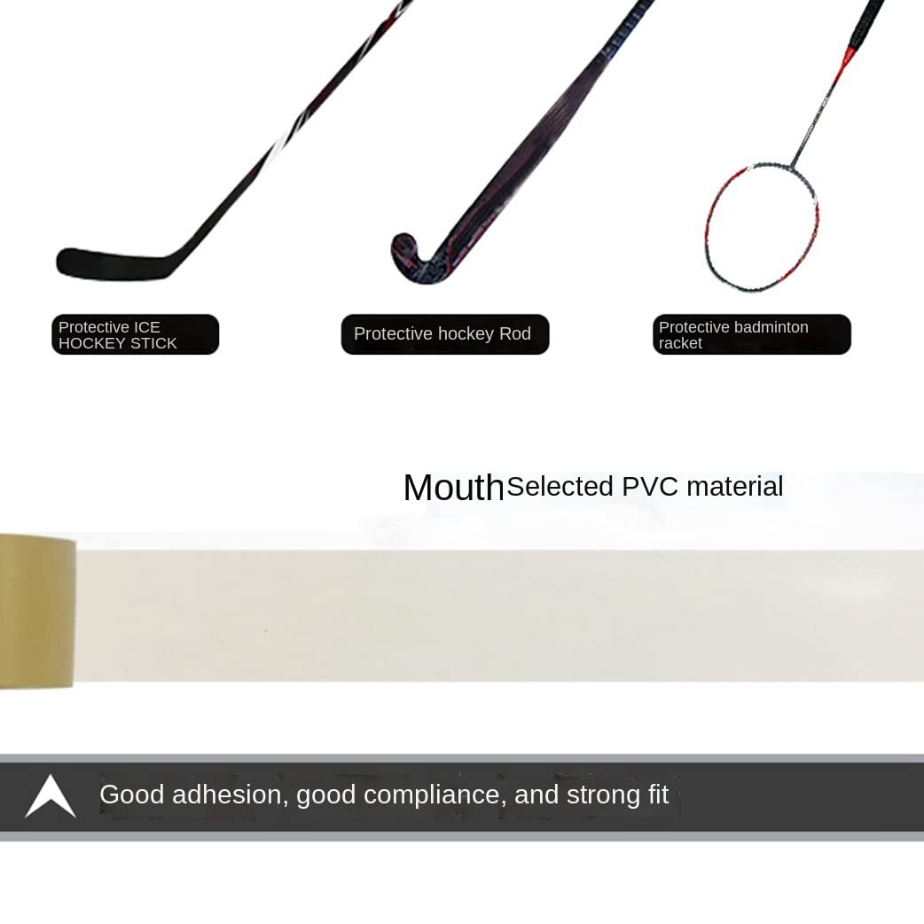Paquete de 6 Cintas Transparentes para Hockey Cinta Multiusos Rollo de Espinilleras Rollo de Cinta para Equipo Deportivo 2,4 Cm X 28M Regalos Deportivos para Hockey