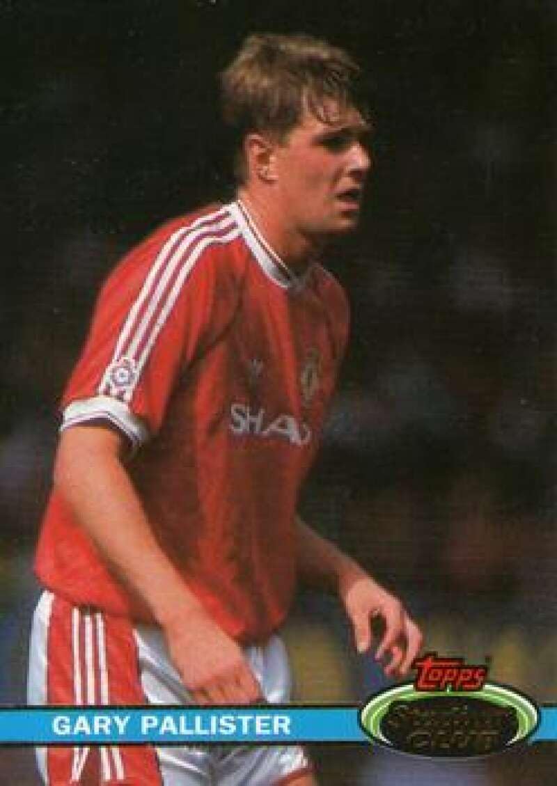 1992 Stadium Club #34 Gary Pallister Manchester United Official EPL English Premier League Soccer Card in Raw (NM or Better) Condition
