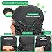 Qmaple Half Wig Synthetic Hair 3 In 1 Curly Half Wig With Adjustable Drawstring Seamless Flip For Beginner Friendly Water Wave For Black Women (Black 14 Inch)