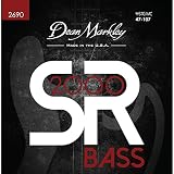 Cálido, rico tono Dean Markley SR2000 cuerdas para guitarra Bass 4 cuerdas ml 2690 Tapered (.047-.107)