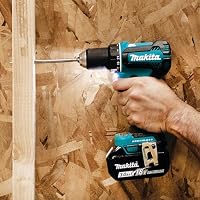 Makita DDF485Z Akku Bohrschrauber 18 V, ohne Akku, ohne Ladegerät, Lithium Ionen, Blau, Schwarz – Ansicht 8