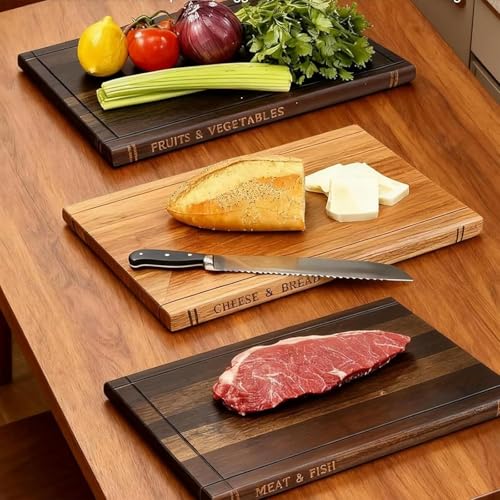 Planches à découper avec support de rangement pour organisation de cuisine