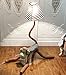 Produktbild XiuXiu Kinderzimmer-Cartoon-AFFE Stehlampe Schlafzimmer Moderne minimalistische Nachttischlampe kreative Wohnzimmer Studie Dekoration vertikale Tischlampe (Color : Brown, Größe : Button)