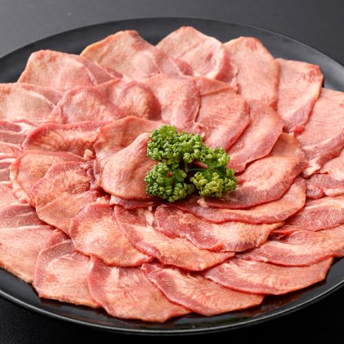 牛タン元 スライス タレ漬け 500g×2パック 計1kg