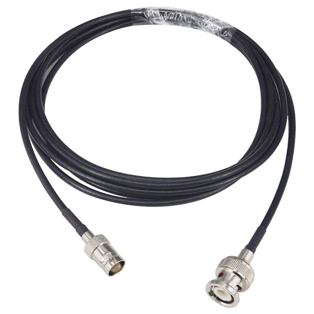 NBR BNC Male to BNC Female Jack Connector Jumper Cable HD-SDI Power CCTV Antenna Extension Cable RG-58 2 Mtr.-image-22