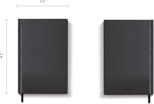 Miniatura 6 de Vela Sciences N2 Field DuraCover - Cuaderno de 5.5 x 8.5 pulgadas, 136 páginas, tejido gris saturado, encuadernado permanente, papel pesado de 70