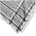 Palästina-Schal 49 x 49 Zoll Polyester weicher hautfreundlicher palästinensischer Schal mit elegantem Quasten, Kopfpackungsschalkopf für Männer Frauen