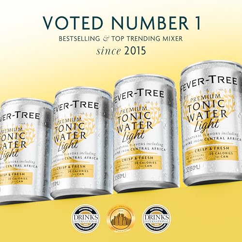 image for Fever-Tree Refreshingly Light Tonic Water - Premium Quality Mixer - Re