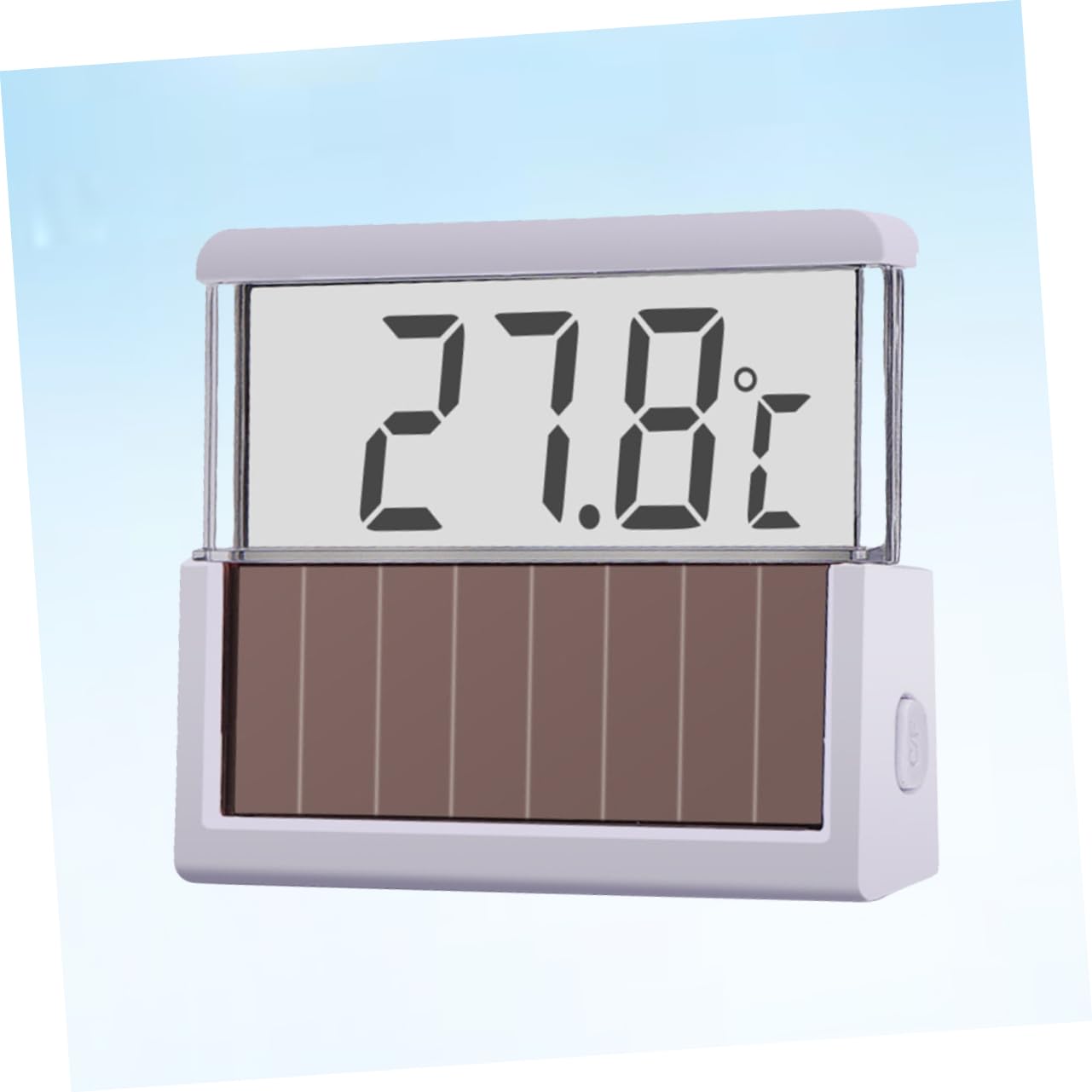 FOMIYES 3St Aquariumthermometer Aquarienwasser Aquarienwasser digital geführt digitales Thermometer Wassertemperaturmesser LED-Digitalthermometer Lichtenergie Wasserthermometer Weiß