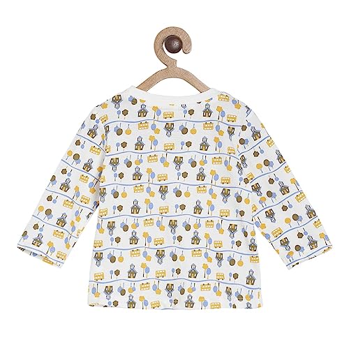 Image of miniklub Boys Pack of 3 Printed Round Neck Pure Cotton T-Shirts