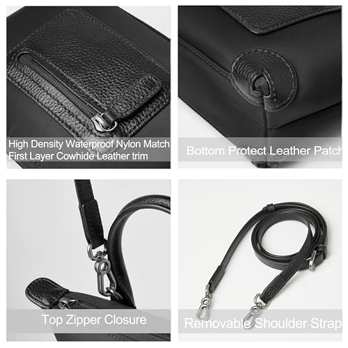 DORIS&JACKY Mini Top Handle Tote Purse For Women Designer Small Lightweight Crossbody Handbag With Adjustable Strap3